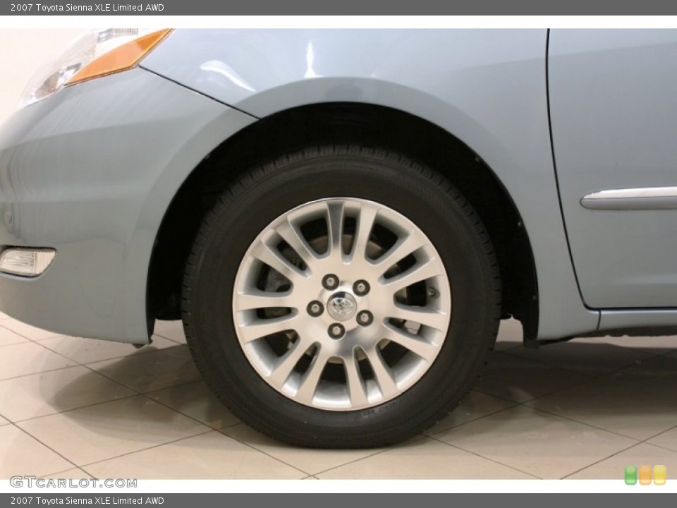 2007 Toyota Sienna XLE Limited AWD Wheel and Tire Photo #62521066