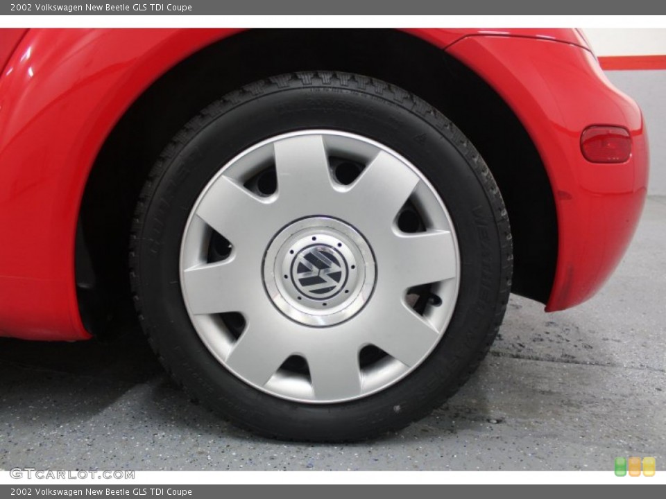 2002 Volkswagen New Beetle GLS TDI Coupe Wheel and Tire Photo #62524840