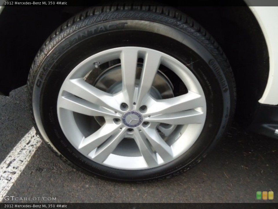 2012 Mercedes-Benz ML 350 4Matic Wheel and Tire Photo #62527686