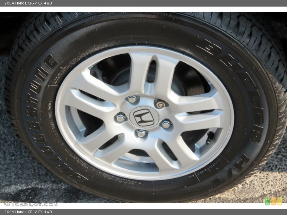 2004 Honda CR-V EX 4WD Wheel and Tire Photo #62533204