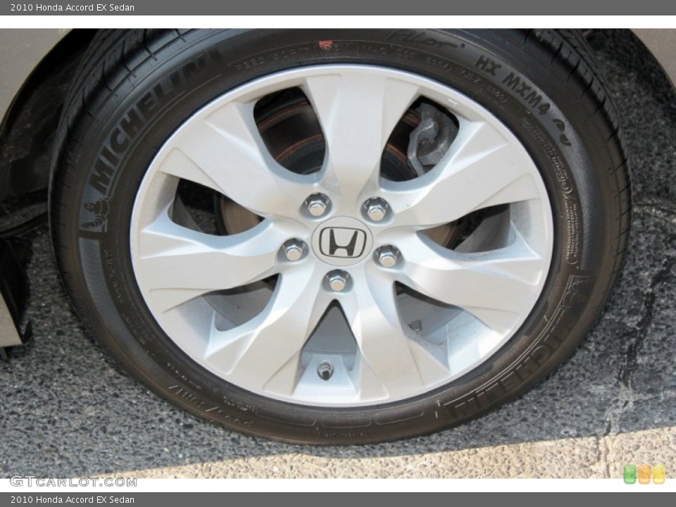 2010 Honda Accord EX Sedan Wheel and Tire Photo #62533435