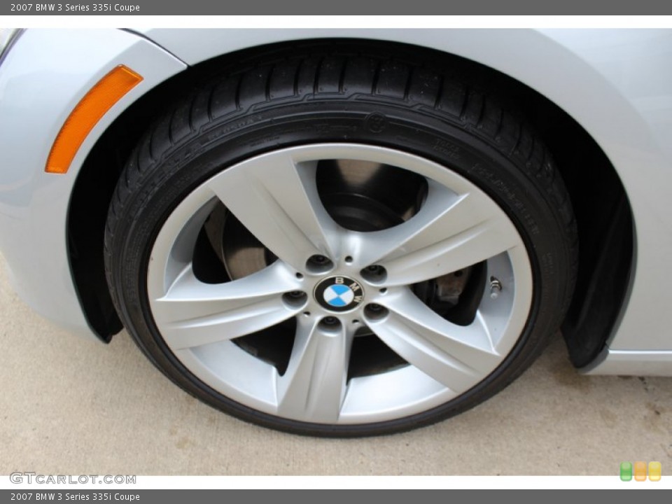 2007 BMW 3 Series 335i Coupe Wheel and Tire Photo #62536567