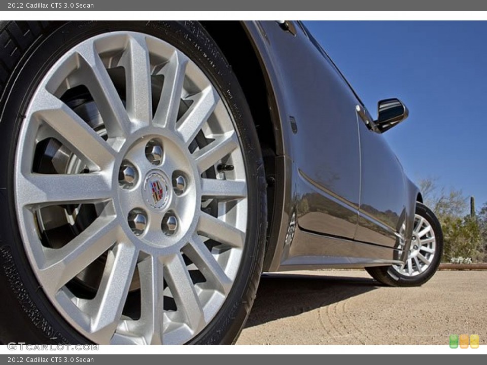 2012 Cadillac CTS 3.0 Sedan Wheel and Tire Photo #62538307