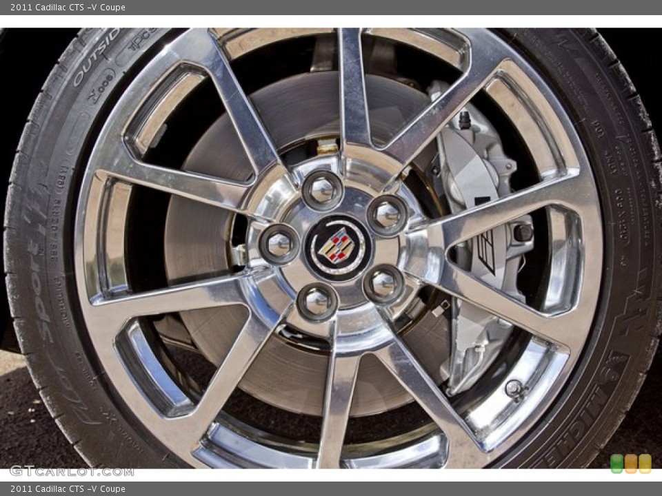 2011 Cadillac CTS -V Coupe Wheel and Tire Photo #62538511