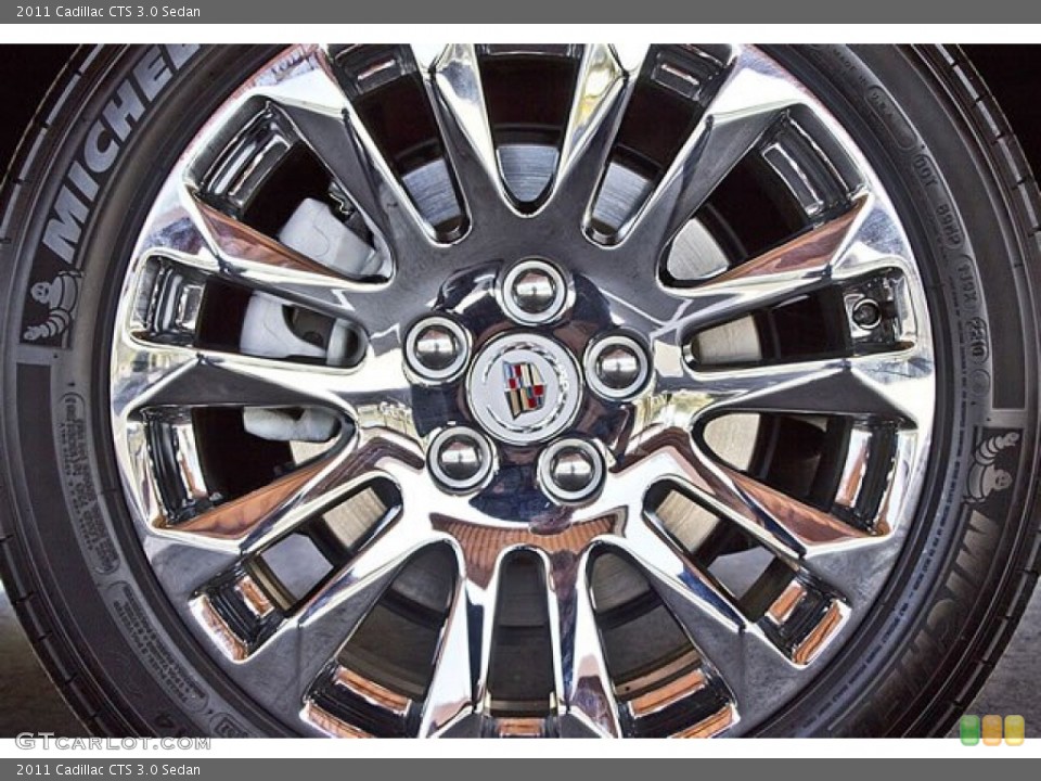 2011 Cadillac CTS 3.0 Sedan Wheel and Tire Photo #62540353