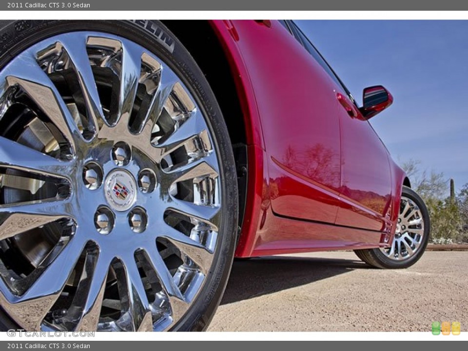 2011 Cadillac CTS 3.0 Sedan Wheel and Tire Photo #62540377