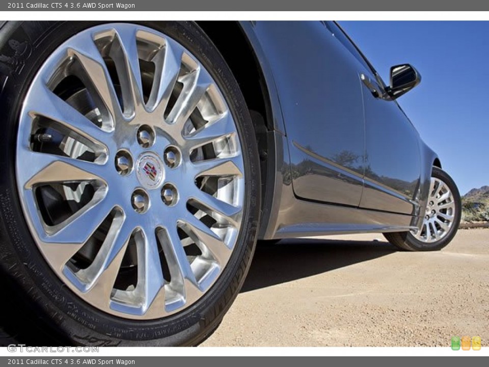 2011 Cadillac CTS 4 3.6 AWD Sport Wagon Wheel and Tire Photo #62540606