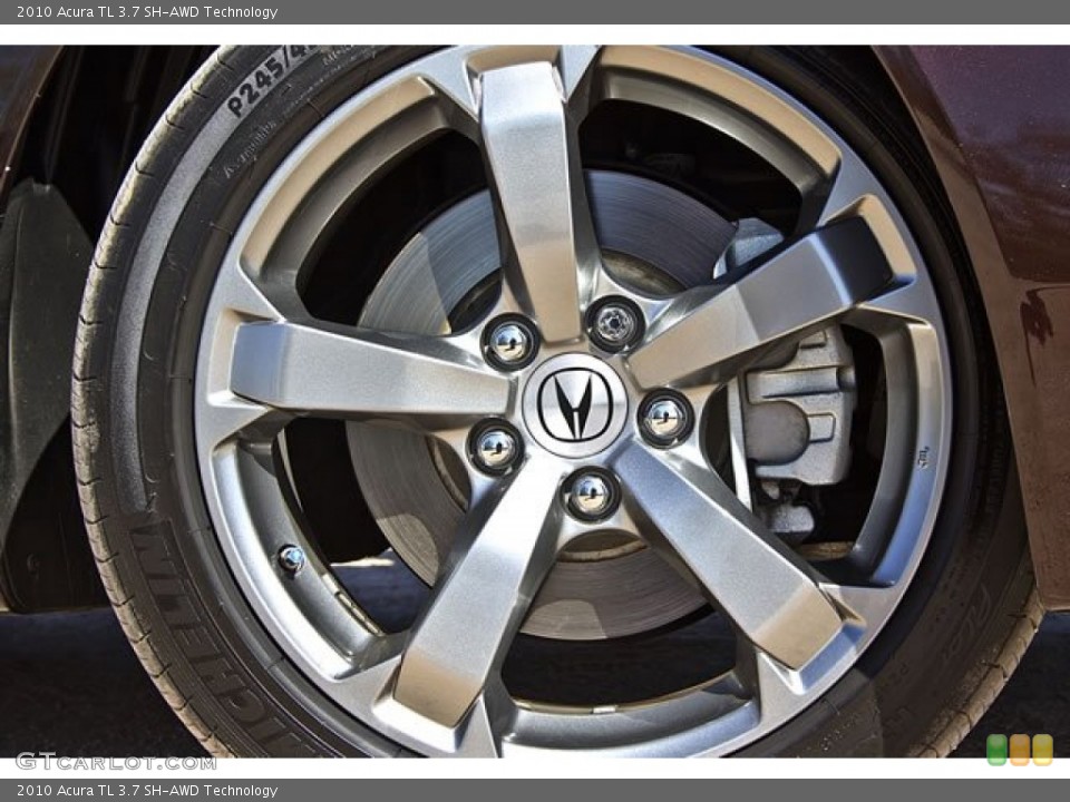 2010 Acura TL 3.7 SH-AWD Technology Wheel and Tire Photo #62542720