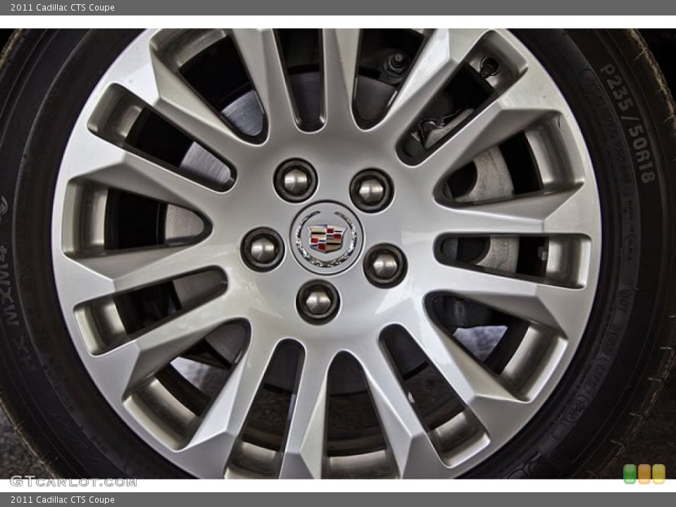 2011 Cadillac CTS Coupe Wheel and Tire Photo #62543134