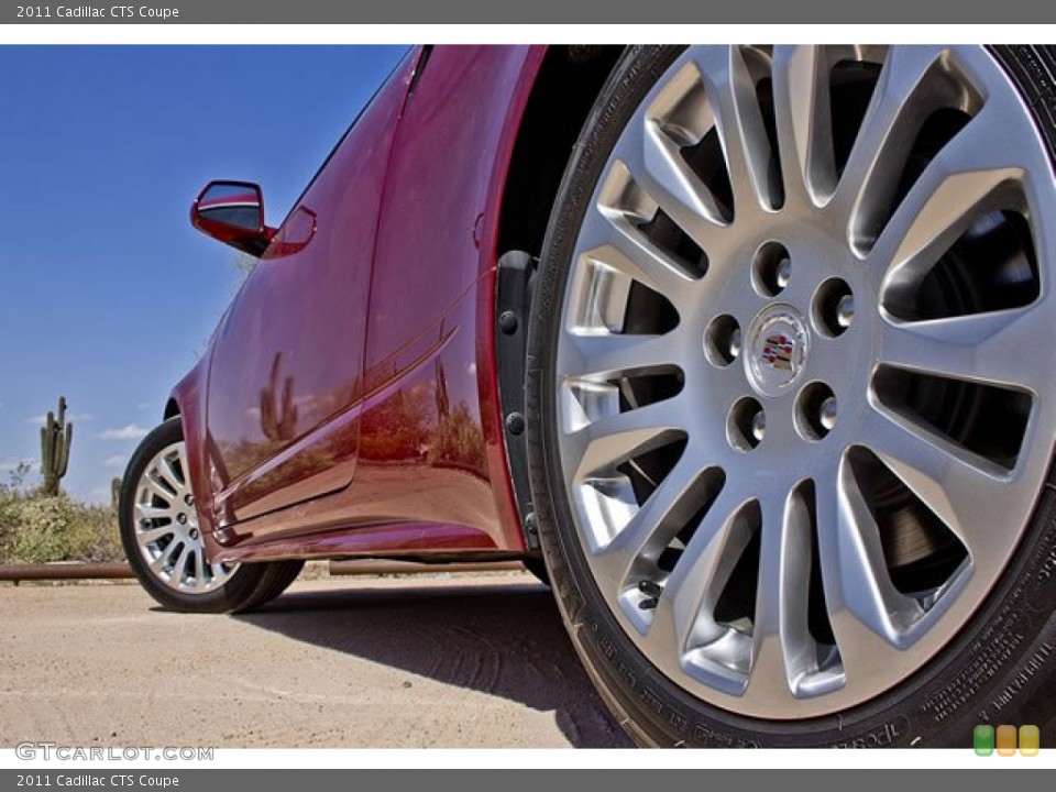 2011 Cadillac CTS Coupe Wheel and Tire Photo #62543188