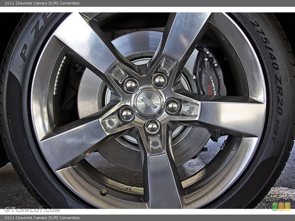 2011 Chevrolet Camaro SS/RS Convertible Wheel and Tire Photo #62543395
