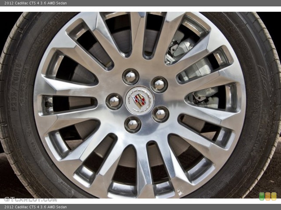 2012 Cadillac CTS 4 3.6 AWD Sedan Wheel and Tire Photo #62543632
