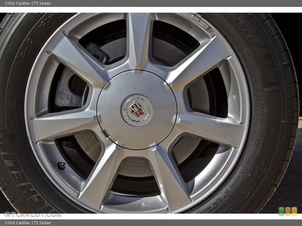 2009 Cadillac CTS Sedan Wheel and Tire Photo #62543872