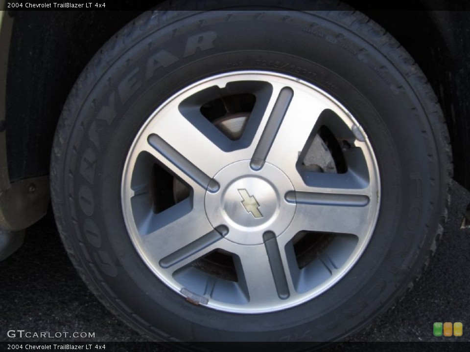 2004 Chevrolet TrailBlazer LT 4x4 Wheel and Tire Photo #62556770