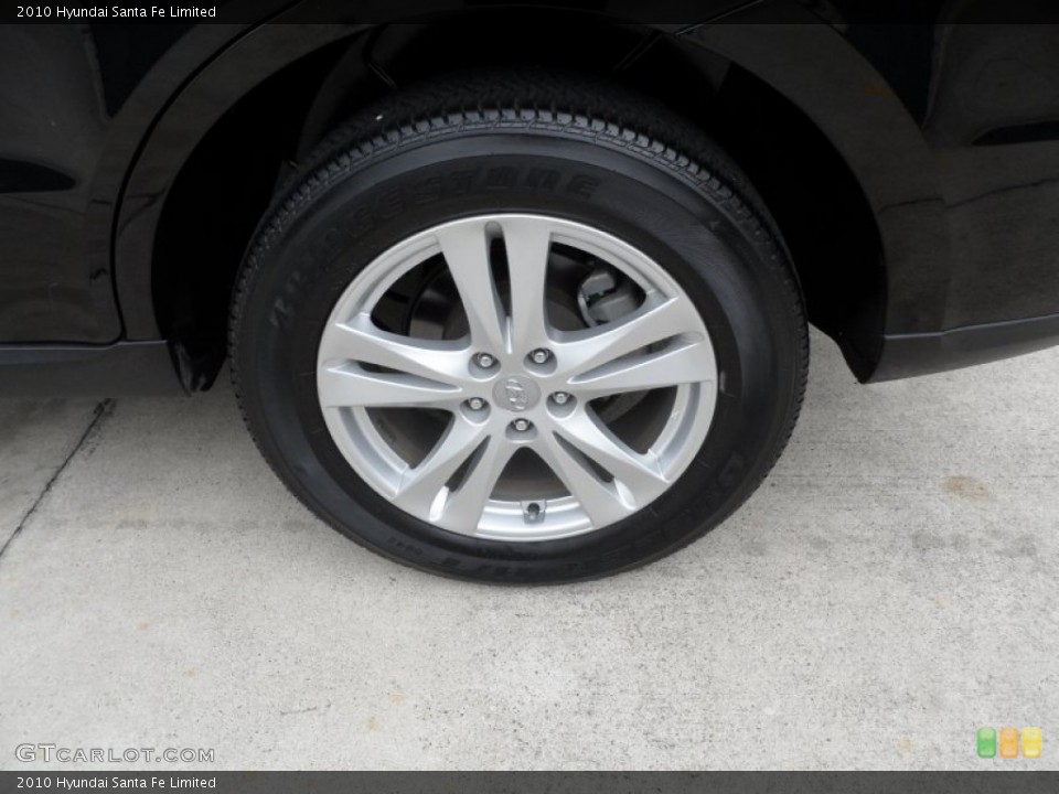 2010 Hyundai Santa Fe Limited Wheel and Tire Photo #62567839
