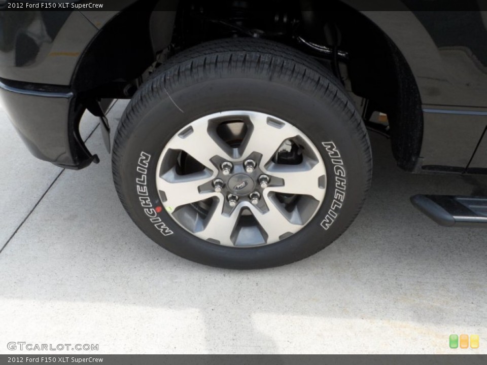 2012 Ford F150 XLT SuperCrew Wheel and Tire Photo #62573144