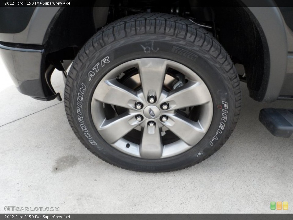 2012 Ford F150 FX4 SuperCrew 4x4 Wheel and Tire Photo #62574202