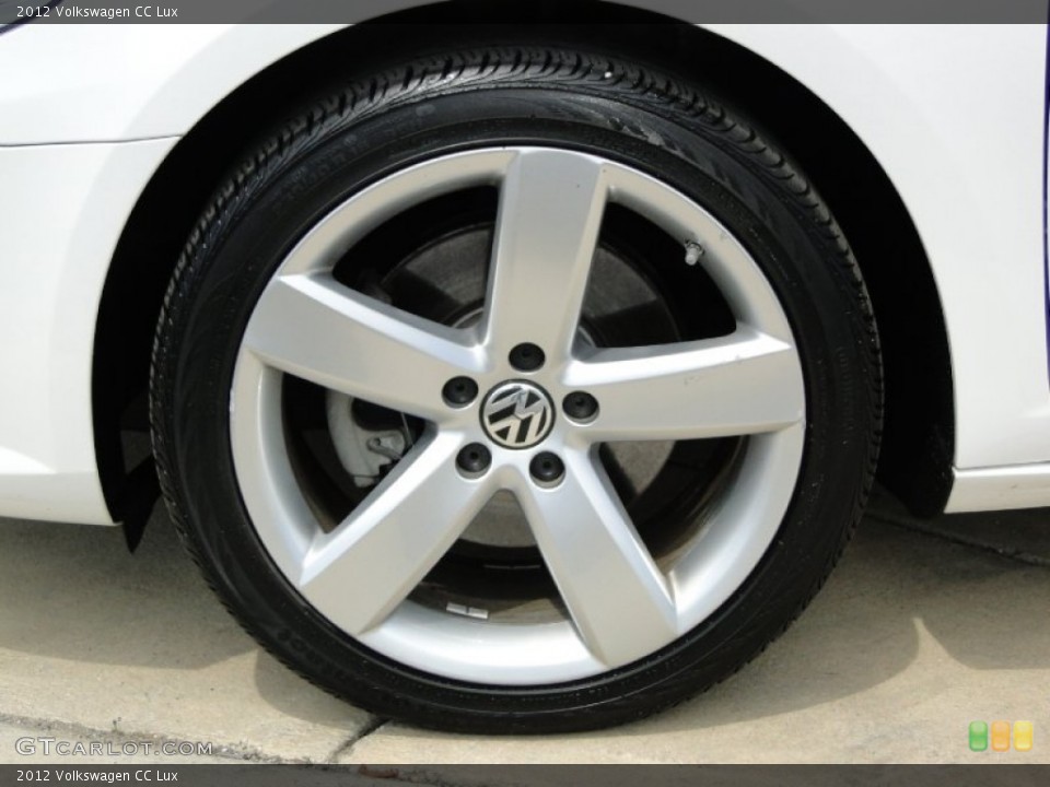 2012 Volkswagen CC Lux Wheel and Tire Photo #62575519