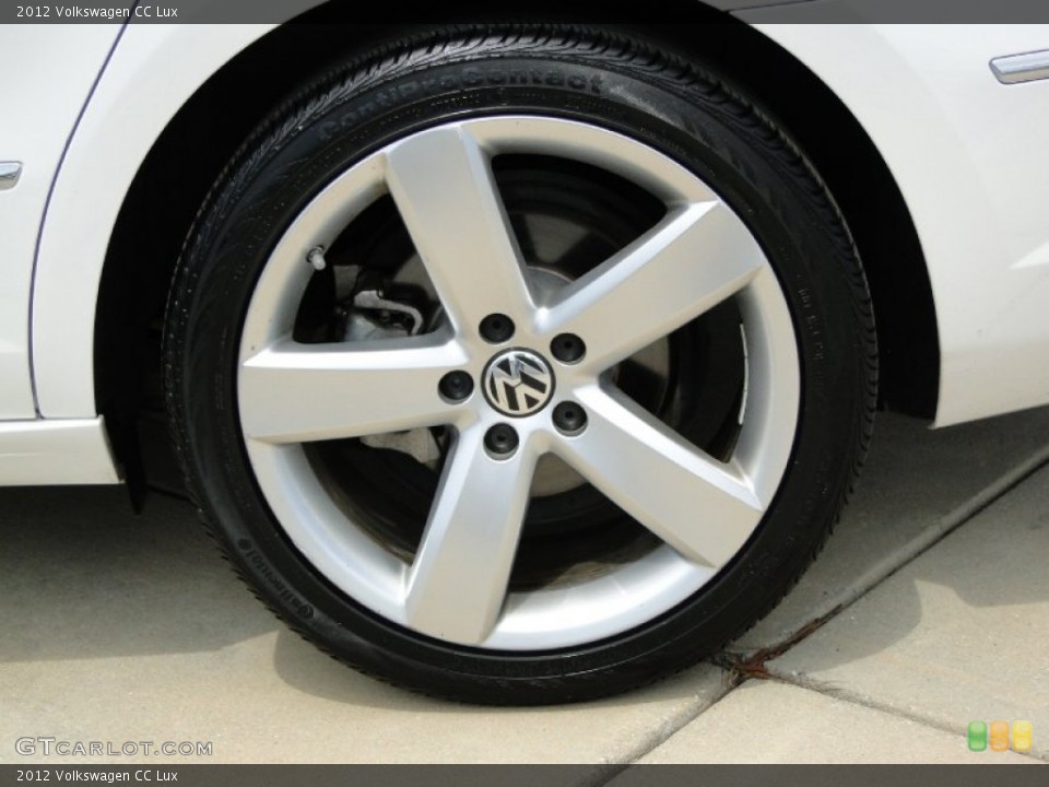 2012 Volkswagen CC Lux Wheel and Tire Photo #62575528