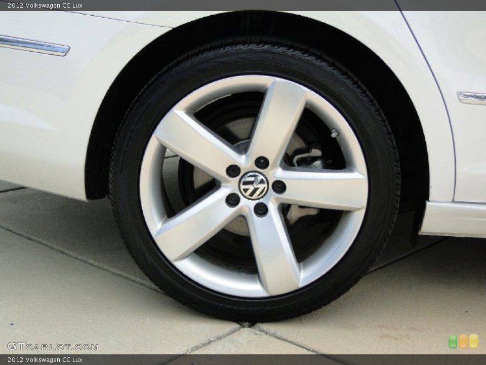 2012 Volkswagen CC Lux Wheel and Tire Photo #62575537