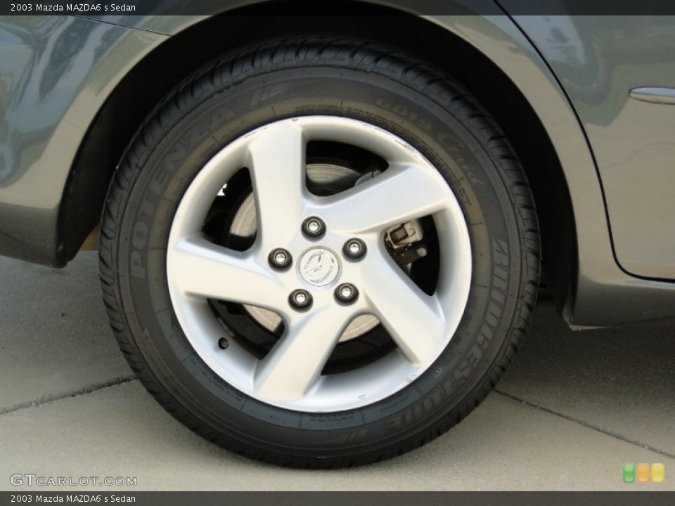 2003 Mazda MAZDA6 s Sedan Wheel and Tire Photo #62577298