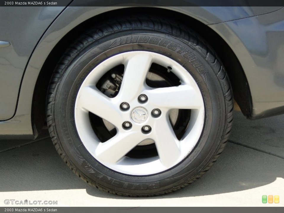 2003 Mazda MAZDA6 s Sedan Wheel and Tire Photo #62577308