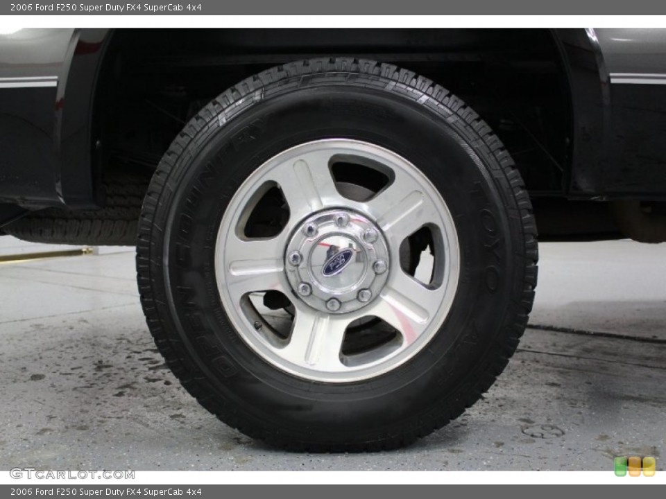 2006 Ford F250 Super Duty FX4 SuperCab 4x4 Wheel and Tire Photo #62590318