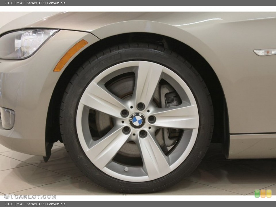 2010 BMW 3 Series 335i Convertible Wheel and Tire Photo #62598368