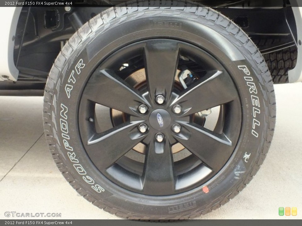 2012 Ford F150 FX4 SuperCrew 4x4 Wheel and Tire Photo #62601899