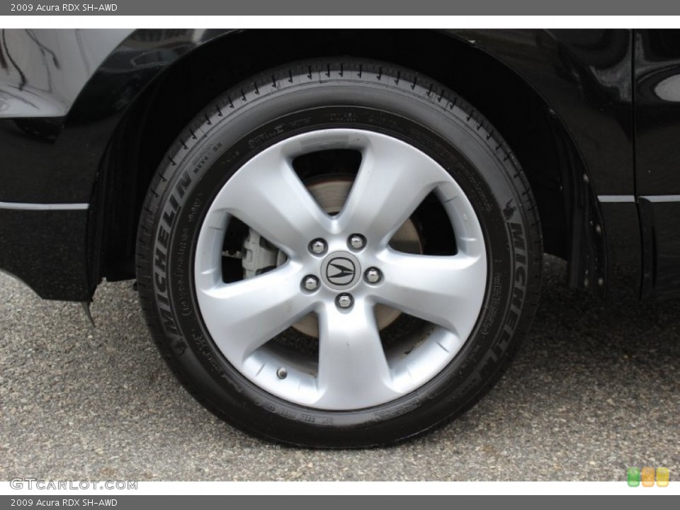 2009 Acura RDX SH-AWD Wheel and Tire Photo #62605788