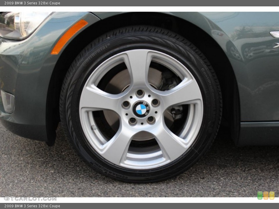 2009 BMW 3 Series 328xi Coupe Wheel and Tire Photo #62606975