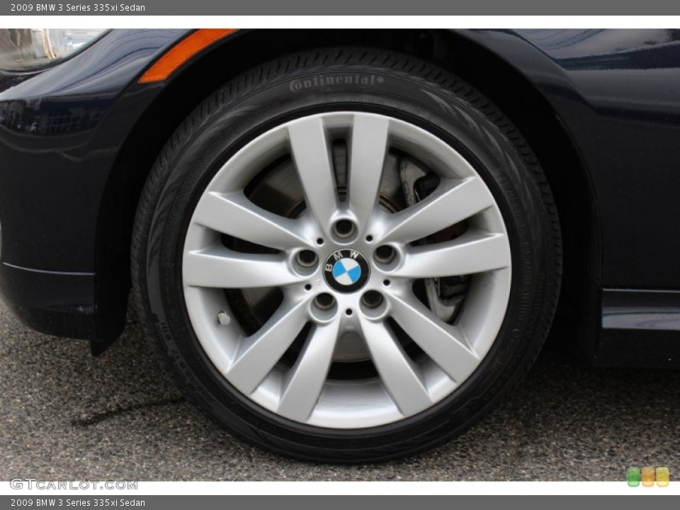2009 BMW 3 Series 335xi Sedan Wheel and Tire Photo #62607881