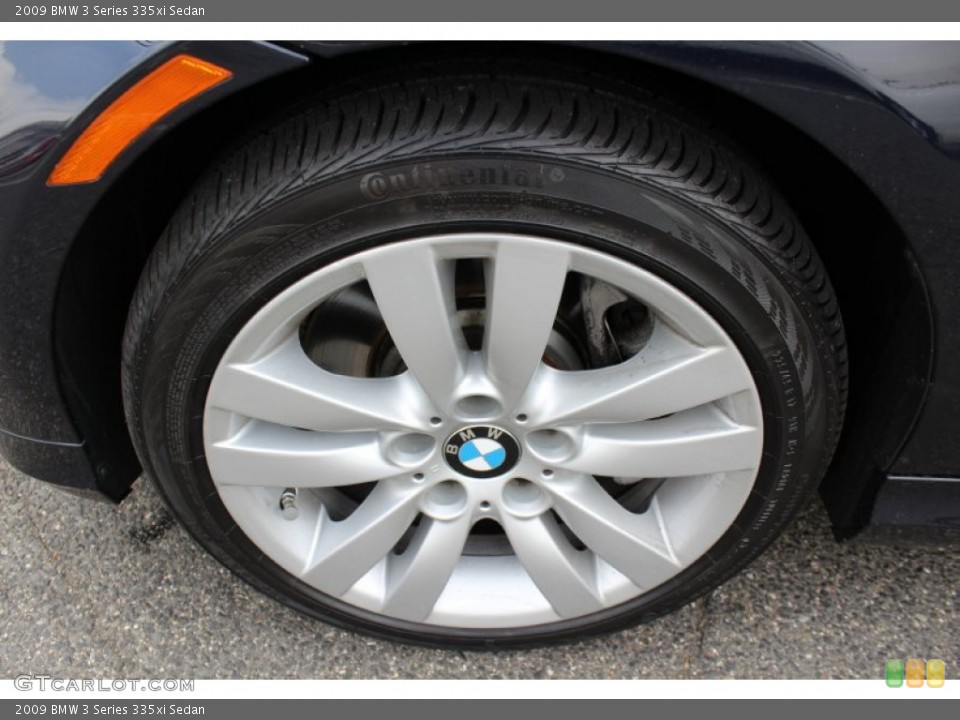 2009 BMW 3 Series 335xi Sedan Wheel and Tire Photo #62607890