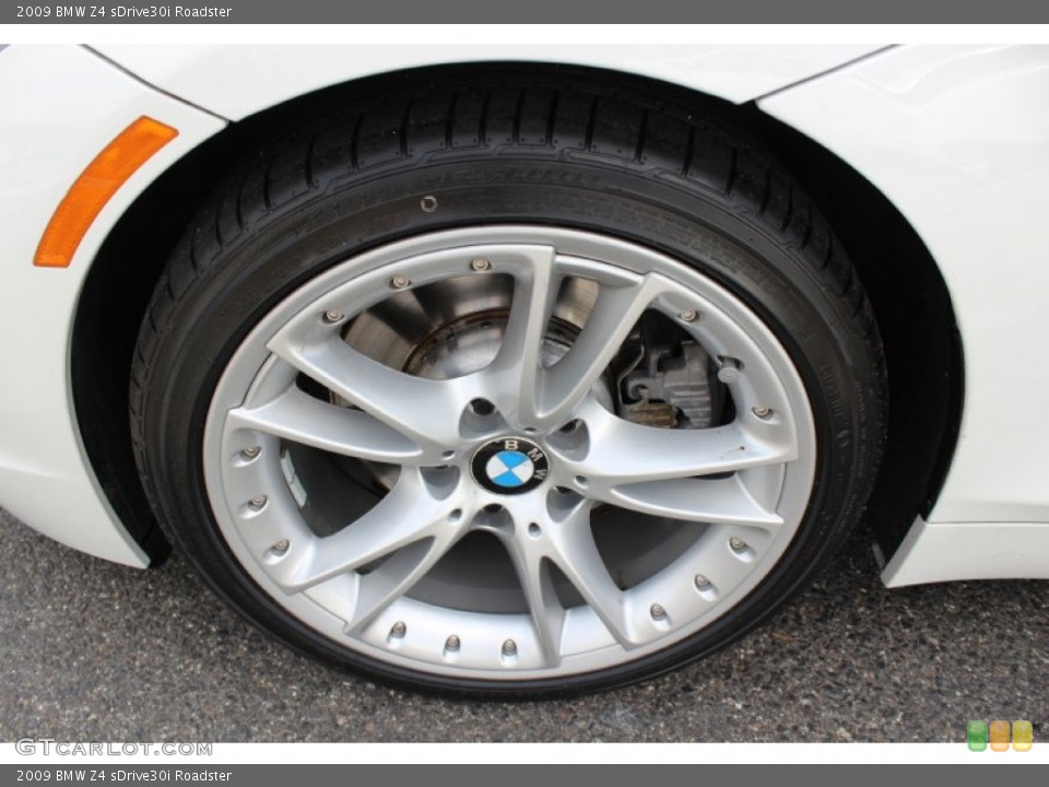 2009 BMW Z4 sDrive30i Roadster Wheel and Tire Photo #62608793