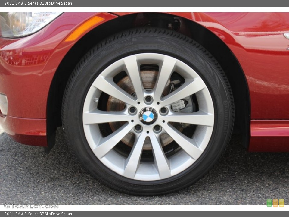2011 BMW 3 Series 328i xDrive Sedan Wheel and Tire Photo #62609987