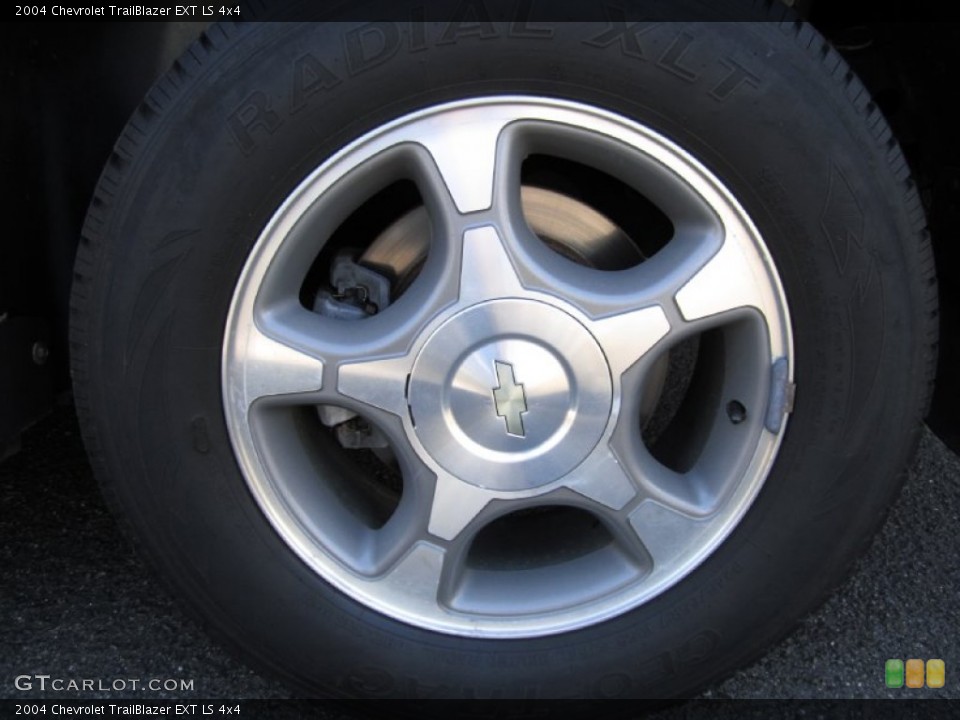 2004 Chevrolet TrailBlazer EXT LS 4x4 Wheel and Tire Photo #62612963