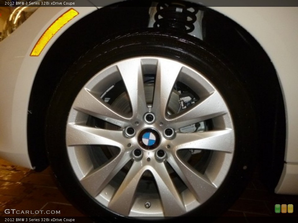 2012 BMW 3 Series 328i xDrive Coupe Wheel and Tire Photo #62613971