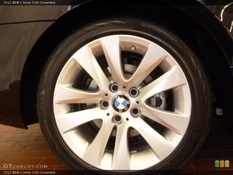 2012 BMW 3 Series 328i Convertible Wheel and Tire Photo #62614112