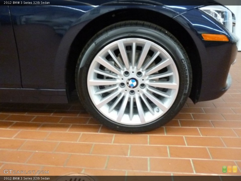 2012 BMW 3 Series 328i Sedan Wheel and Tire Photo #62614624