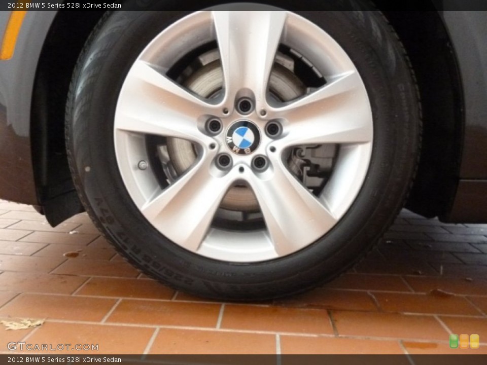 2012 BMW 5 Series 528i xDrive Sedan Wheel and Tire Photo #62614880