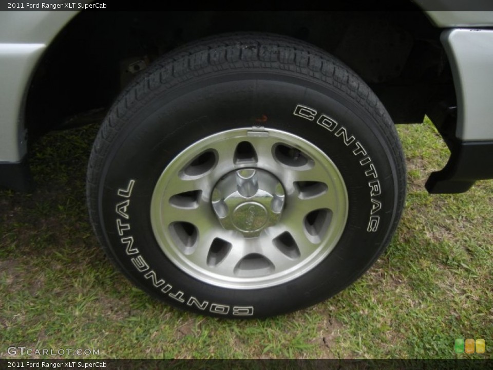 2011 Ford Ranger XLT SuperCab Wheel and Tire Photo #62614952