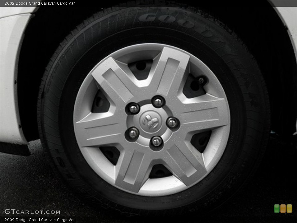 2009 Dodge Grand Caravan Cargo Van Wheel and Tire Photo #62615393