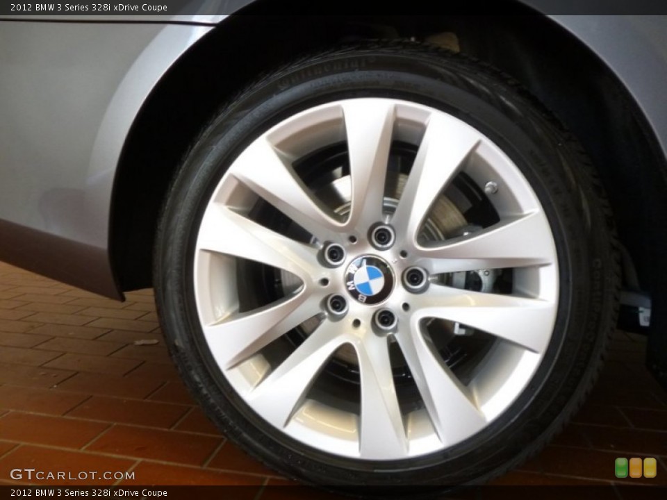2012 BMW 3 Series 328i xDrive Coupe Wheel and Tire Photo #62615903