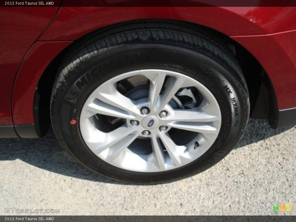 2013 Ford Taurus SEL AWD Wheel and Tire Photo #62617775