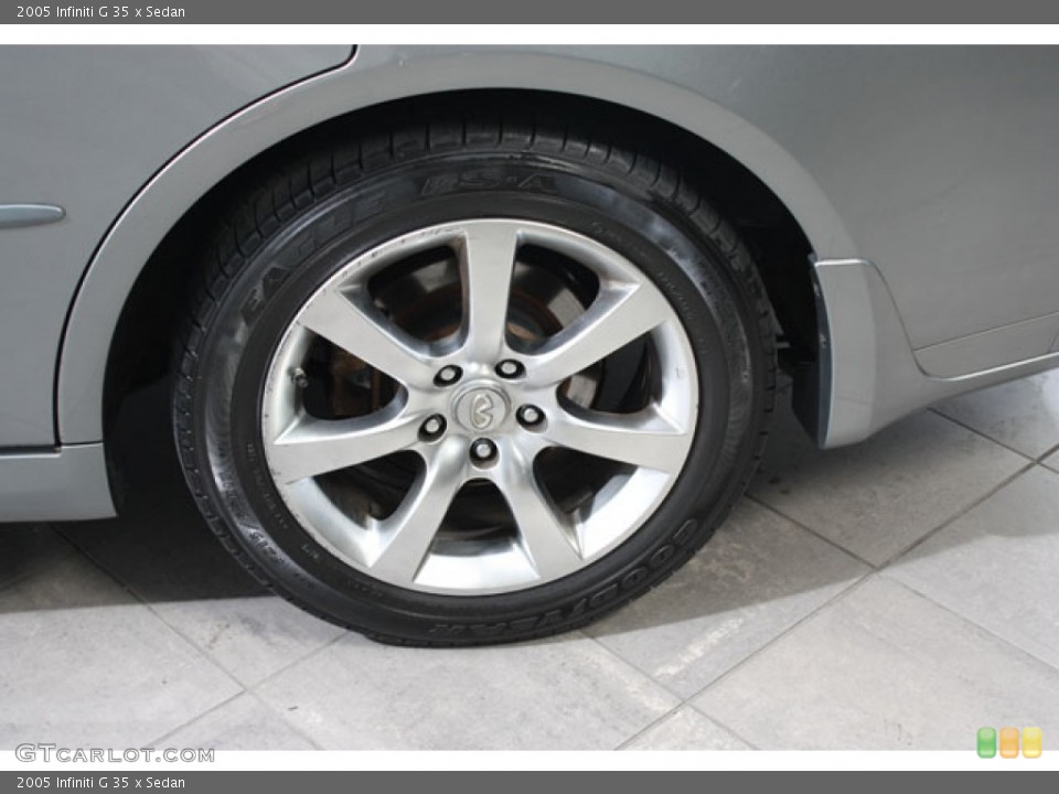 2005 Infiniti G 35 x Sedan Wheel and Tire Photo #62619719