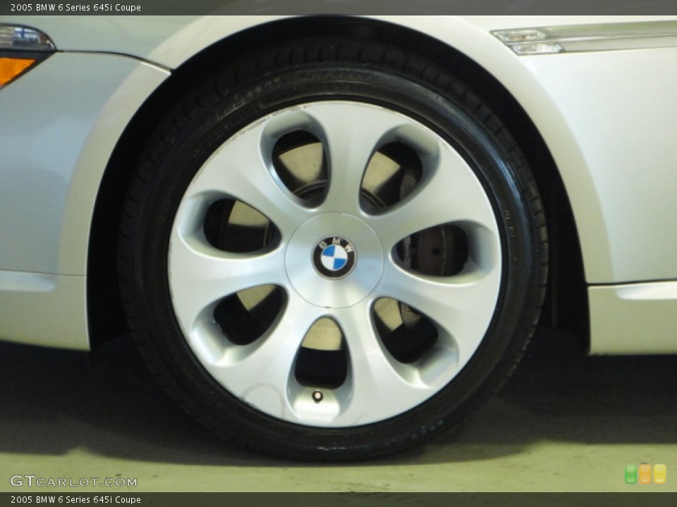 2005 BMW 6 Series 645i Coupe Wheel and Tire Photo #62626799
