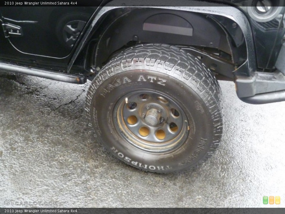 2010 Jeep Wrangler Unlimited Custom Wheel and Tire Photo #62631174