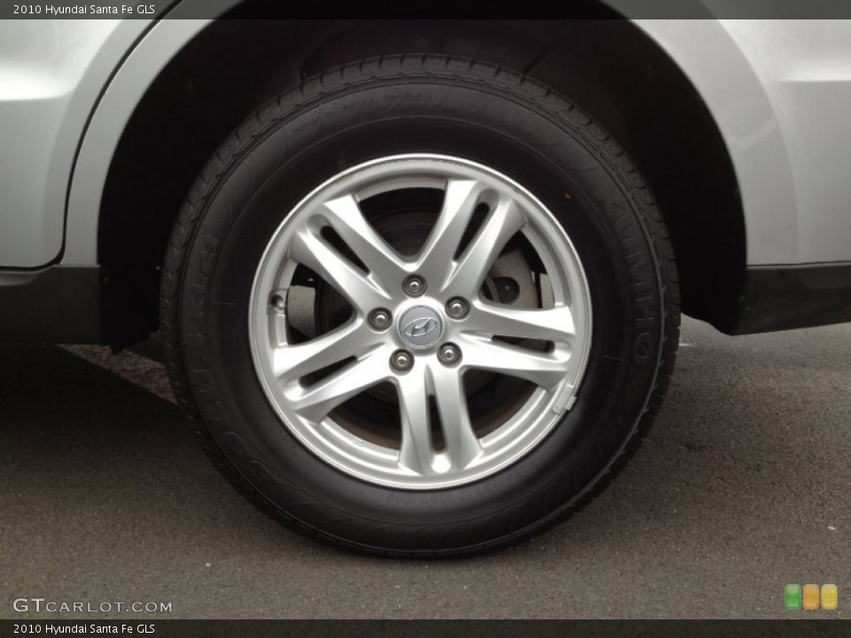 2010 Hyundai Santa Fe GLS Wheel and Tire Photo #62632875