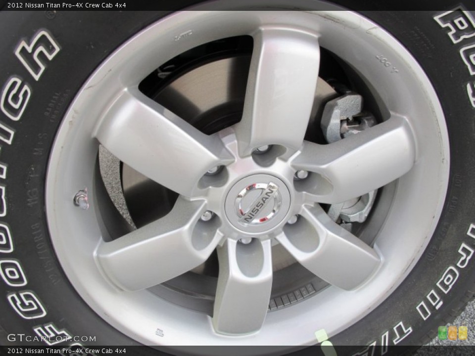 2012 Nissan Titan Pro-4X Crew Cab 4x4 Wheel and Tire Photo #62633288