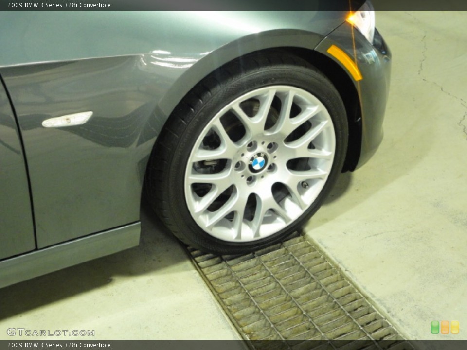 2009 BMW 3 Series 328i Convertible Wheel and Tire Photo #62633846